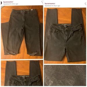 American Eagle Outfitters High Rise Black Jeans